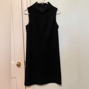 Theory wool roll-neck A-line dress